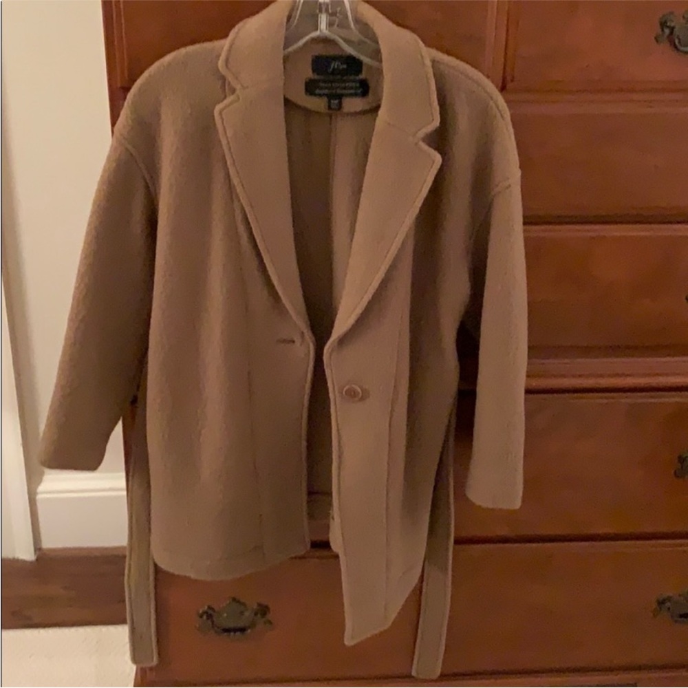 J Crew camel jacket